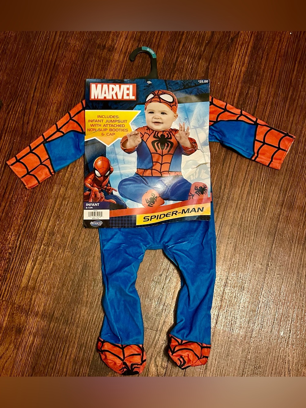 Marvel Spider-Man Infant Costume in red and Blue